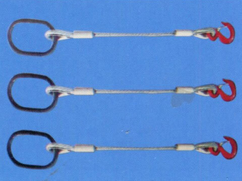 Pressed single leg assembly sling