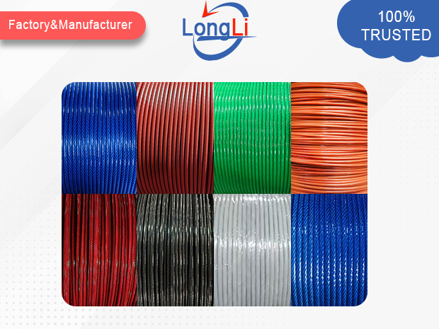 [☆]Plastic-coated steel wire rope