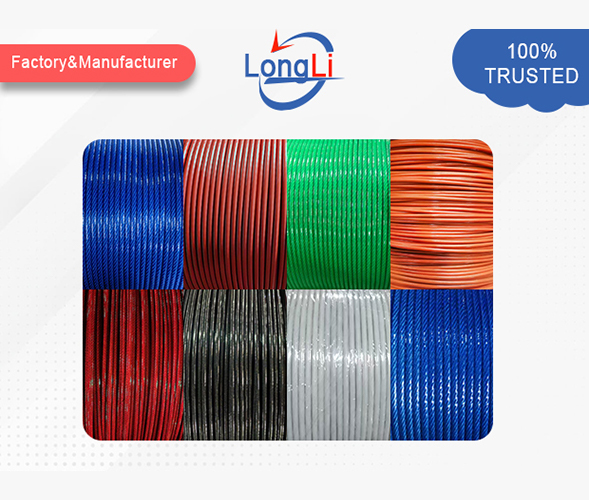 [☆]Plastic-coated steel wire rope